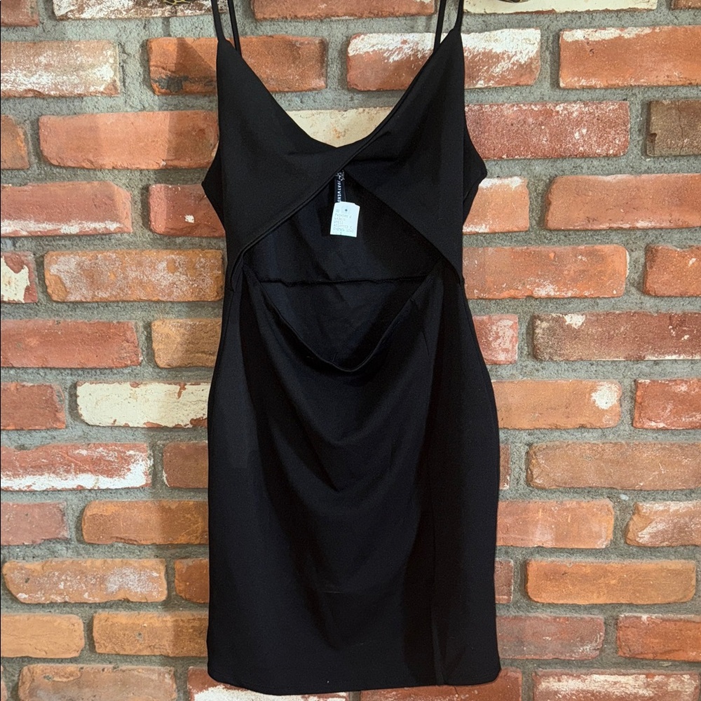Elegant Black Mini Dress